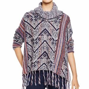 Free People Turtleneck Poncho